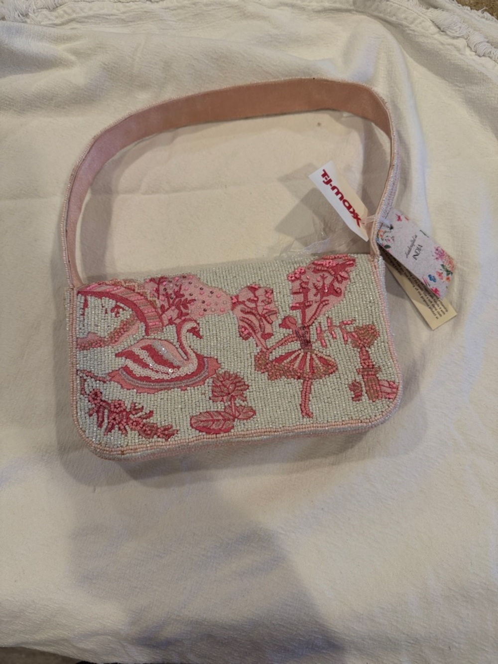 NWT Beaded Ballerina Bag